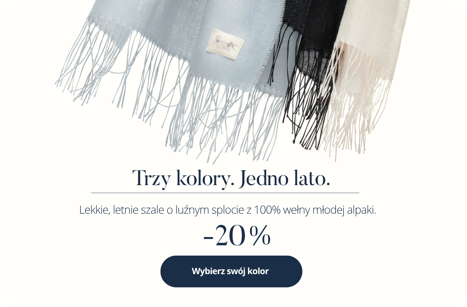 Szale na lato